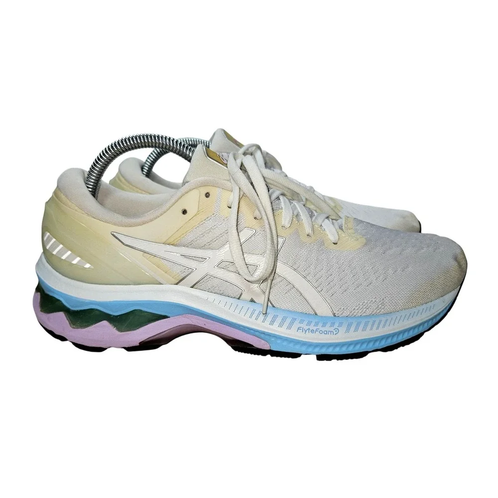 ASICS GT-2000 10 Running Shoes Womens Size 10 White Pastel‎ FlyteFoam 1012A649